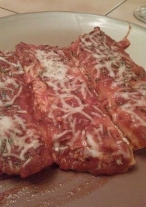 A picture of Baked Manicotti w/ Beef.