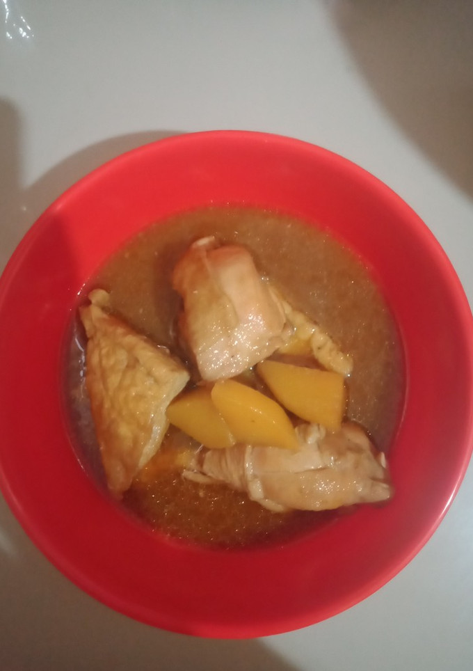 Foto resep SEMUR AYAM, KENTANG & TAHU