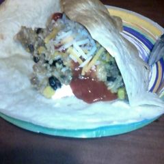 A picture of stuffed burritos.
