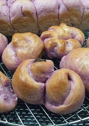 Foto resep Roti Ubi Ungu