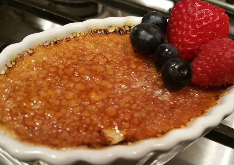 Simple Way to Prepare Speedy Vanilla Creme Brûlée