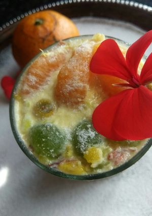 A picture of Pista Fruit Ice-cream.