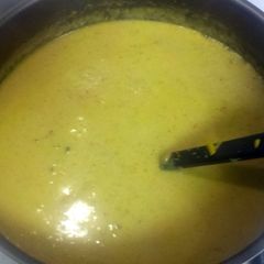 A picture of BroughtCheese Soup.