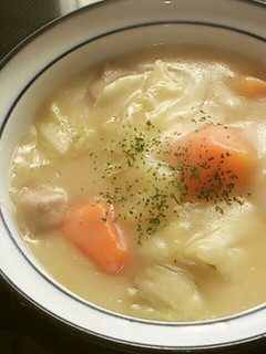 A picture of Chinese Cabbage Stew.
