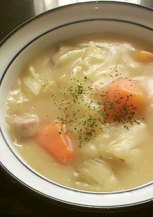 A picture of Chinese Cabbage Stew.