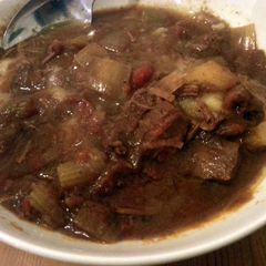 A picture of Easy beef crockpot stew.