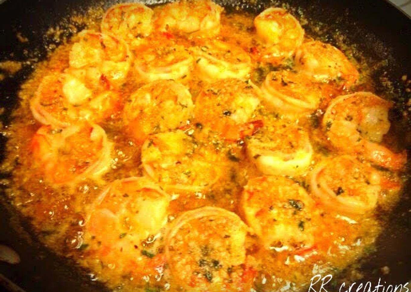 Spicy shrimp with garlic sauce