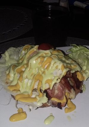 Una foto de Hamburguesa dietética