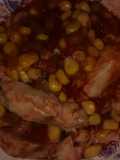 Black bean salsa chicken (crock pot)