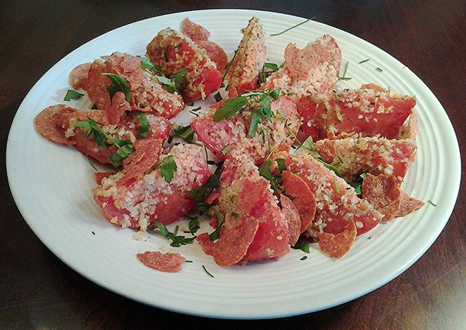 Recipe of Ultimate Crispy Topped Roasted Tomatoe Wedges