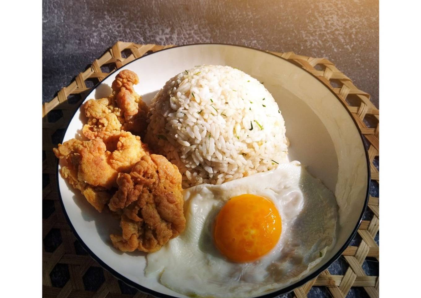 Nasi Jeruk Ayam Crispy