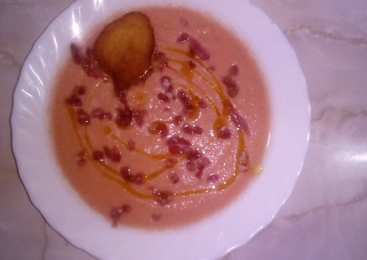 Salmorejo al estilo de mi padre