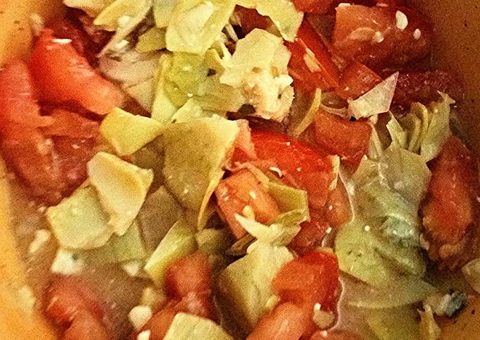 Recipe of Jamie Oliver Tomato Artichoke Salad