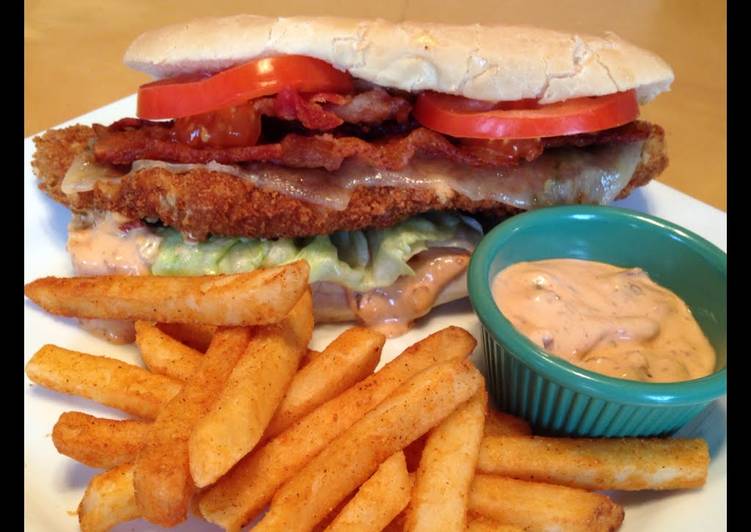 Step-by-Step Guide to Prepare Super Quick Homemade Crispy Chipotle Chicken Sandwich