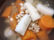 A picture of burdock soup