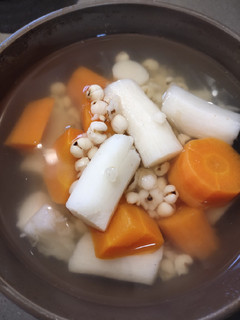 A picture of Burdock Roots Vegetarian Soup.