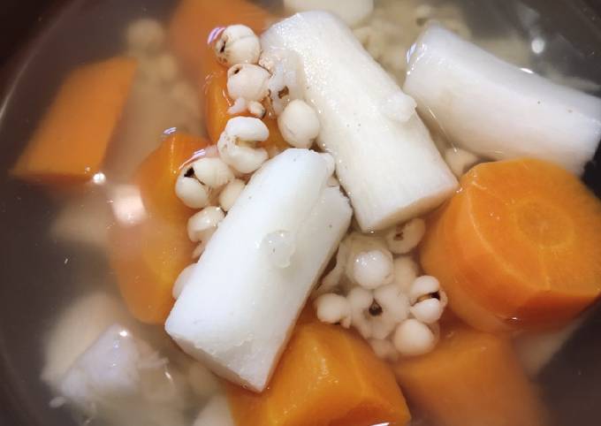 Burdock Roots Vegetarian Soup