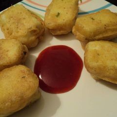 A picture of Stuffed paneer pakora.