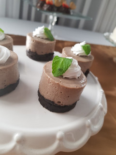 Una foto de Cheesecake de oreo