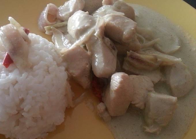 Recipe of Quick West Indies Green Curry Chicken