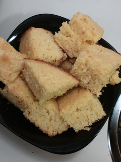 A picture of Buttermilk Egg Nog Corn Bread.