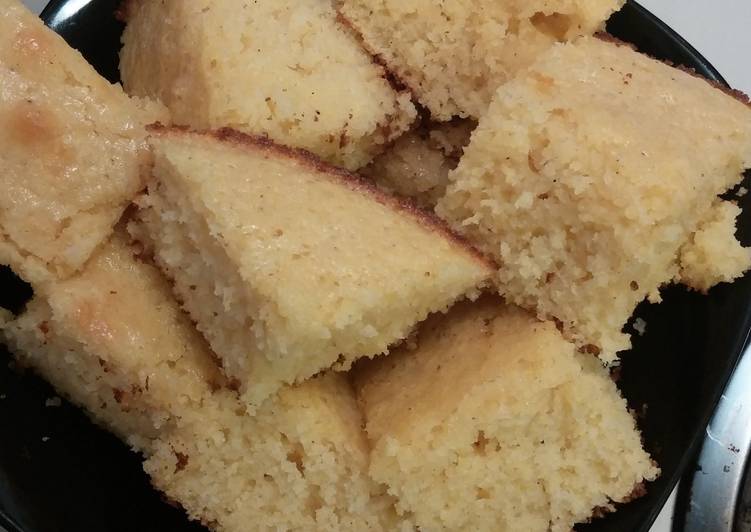 Recipe of Super Quick Homemade Buttermilk Egg Nog Corn Bread