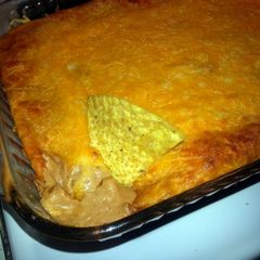 A picture of Hot Cheesy Bean Dip.
