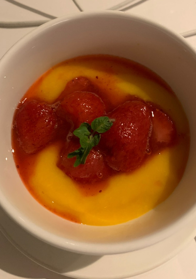 A picture of Strawberry Mango Float.