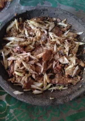 Foto resep Iwak karing sapat batutuk (ikan kering sepat tumbuk)