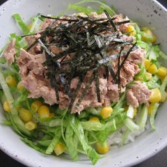 A picture of Tuna Mayo Salad Rice Bowl.
