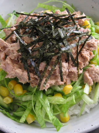Recipe Tuna Mayo Salad Rice Bowl the Awesome  You can take Joss in your mouth