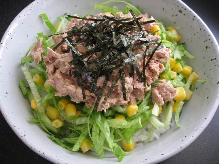 Recipe Tuna Mayo Salad Rice Bowl the Awesome  You can take Joss in your mouth