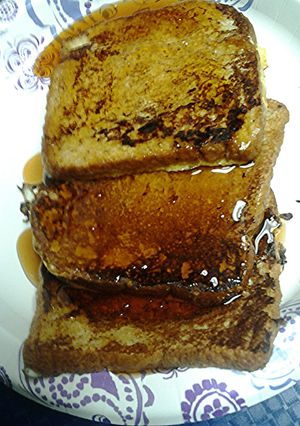 A picture of Skye's French toast.