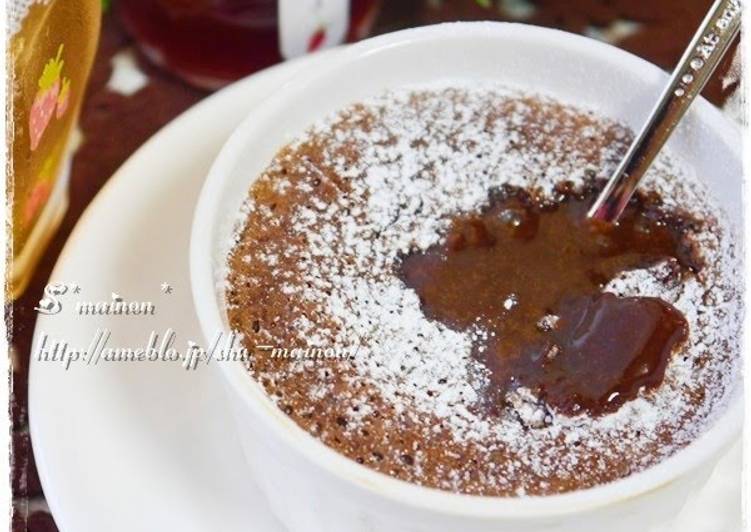 Quick &amp; Easy Fondant Chocolat for Valentine's Day