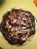 Fudge Topped Peanut Butter Pie