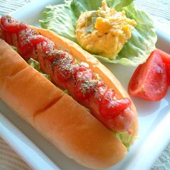 A picture of ☆ Deli Cabbage Curry Hot Dog ☆.