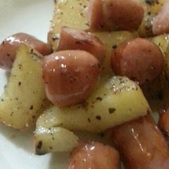 A picture of Easy Stir-Fried Sausage and Potato.