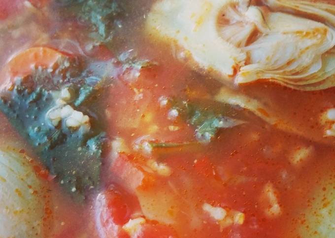 Steps to Make Favorite Tomato Vegetable Soup