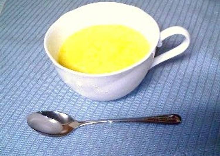 Steps to  Extremely Easy Corn Soup