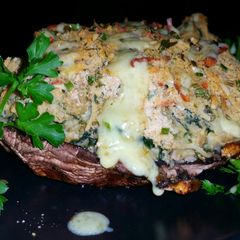 A picture of Mike's Portabellas Pappadeaux.