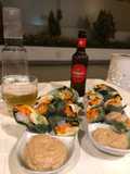 Deep o salsa para los rollitos vietnamitas