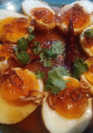 รูปของ ไข่ลูกเขยยางมะตูม (ไข่ไก่)