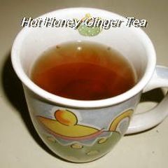 Hot Honey Ginger Tea A picture of Hot Honey Ginger Tea.