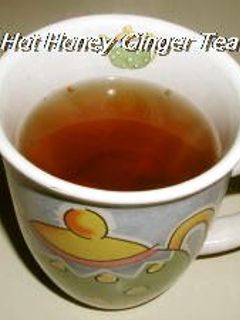 A picture of Hot Honey Ginger Tea.