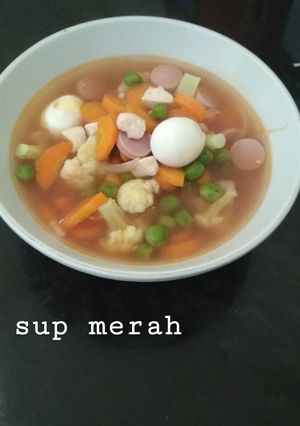 Foto resep Sup Merah