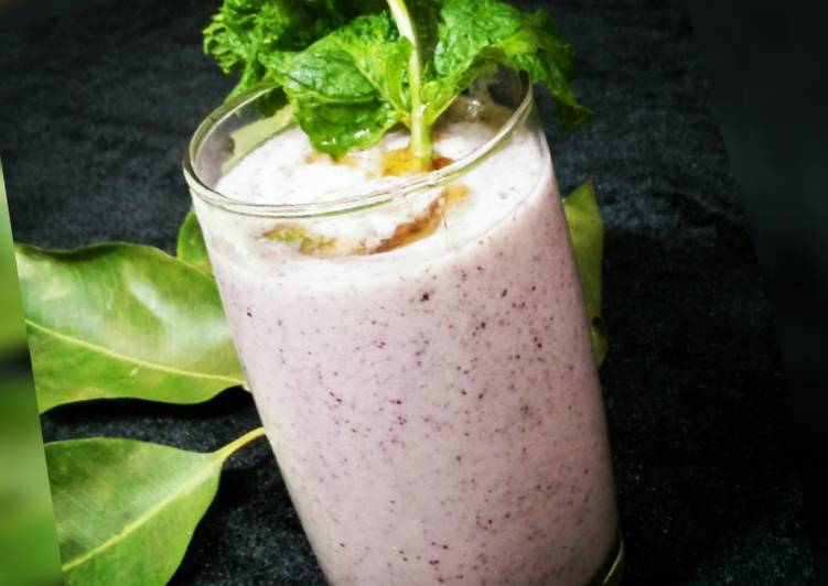 How to Make Speedy Black pulm smoothie