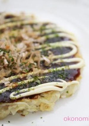 A picture of Ultra-Healthy No-Flour Okonomiyaki.