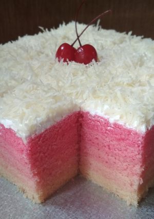Foto resep Bolu Kukus Ombre
