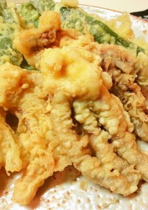 A picture of Squid Tentacle Tempura.