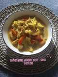Tongseng Ayam dan Tahu Santan